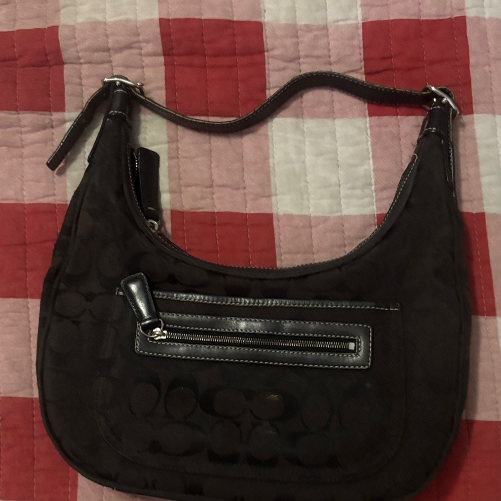Coach Black Hobo Bag